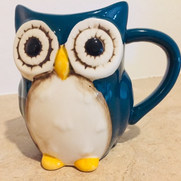 Cute Owl Coffee Mug 3D Adorable New - Picture 7 of 8